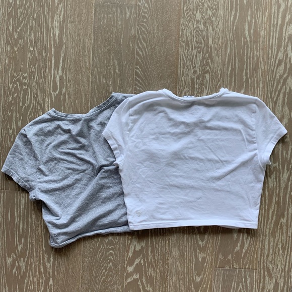 Basic TNA Cropped Tees, Size S, Grey (White has Sold) - Picture 2 of 6